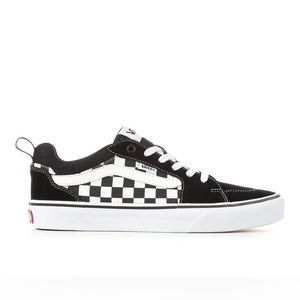 NEW Men’s Vans Filmore Checker Shoes Black White Gum Bottom